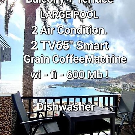דירות פאטלוואקה Deluxe Seaview-Sunsets !Transfe-R Inc! Pool,2Aircond,2Tv65",600Mb Dishwasher,,2 Beaches,Anfi-View מראה חיצוני תמונה