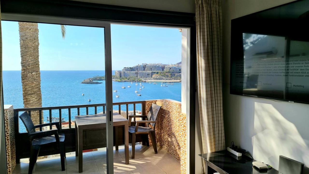 דירות פאטלוואקה Deluxe Seaview-Sunsets !Transfe-R Inc! Pool,2Aircond,2Tv65",600Mb Dishwasher,,2 Beaches,Anfi-View מראה חיצוני תמונה